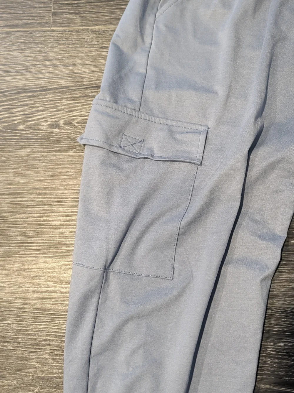 Love Light Blue Cargo Joggers